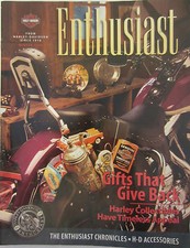 Harley-Davidson Enthusiast Magazine Winter 1996 Gifts that give back Collectable