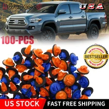 100x Fender Flare Retainer Clips For Toyota Tacoma 05-16 75397-35010 75495-35010