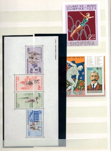 EUROPE & WORLDWIDE OLYMPICS 1970' TOPICAL LARGE COLLECTION OF 200 + STAMPS - 第 17/20 張圖片