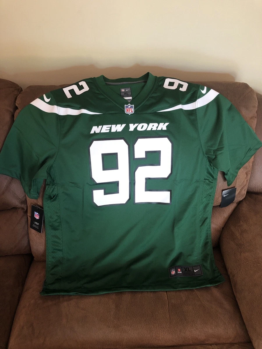 Nike New York Jets No92 Leonard Williams Green/White Men's Stitched NFL Elite Split Jersey