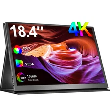 Used | 18.4 Inch 4K Portable Monitor 3840x2160 Laptop Monitor Gaming monitor