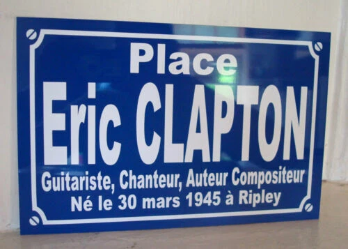 Objets de collection liés Eric Clapton à la musique