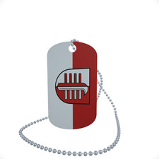 Dog Tag Flag Bunting Office Brussow Dog Tag Aluminium 30 x 50mm