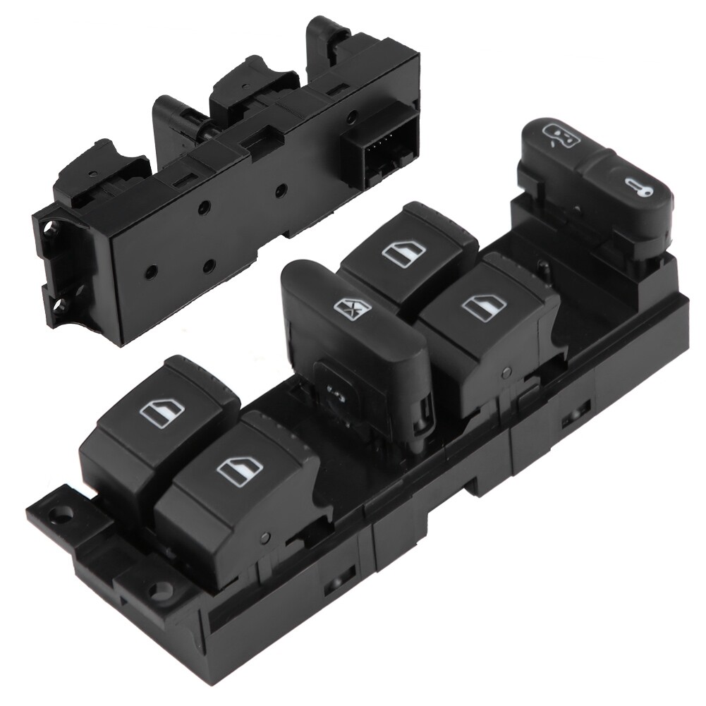Black Window Master Control Switch Aftermarket Product Electric Window