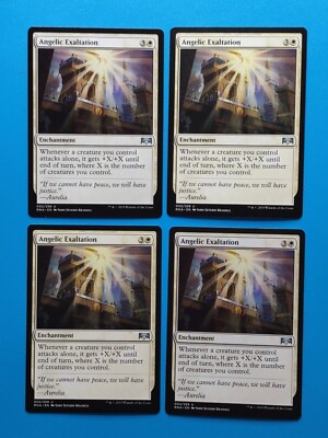 MTG 4x Angelic Exaltation x4 NM Ravnica Allegiance Magic Playset