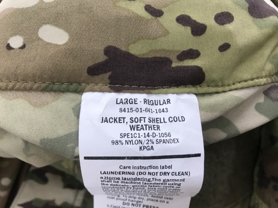 Gen 3 OCP Camo Soft Shell Cold Weather Jacket NSN 8415-01-641-1643 ... Gen 3 OCP Camo Soft Shell Cold Weather Jacket NSN 8415-01-641-1643 ...