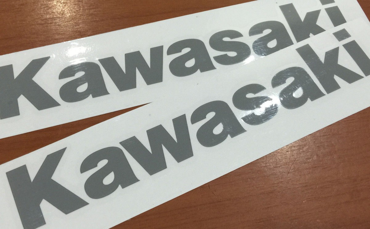 SR36枚 Set of 4 Kawasaki Decal Sticker Vinyl motorcycle ninja ZX Z KLX