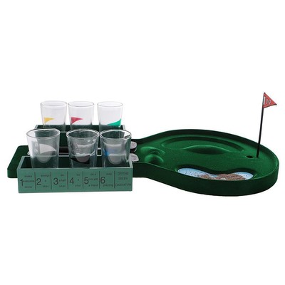 Mini Tabletop Golfspiel mit Glas Set für Partybar