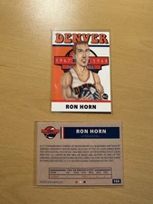 2019 1967-68 Lana Sports ABA #153 RON HORN Rookie RC Denver Rockets