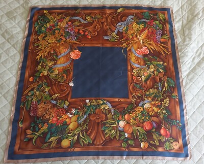 Foulard Carré Mantero En Soie - Multicouleur - Occasion