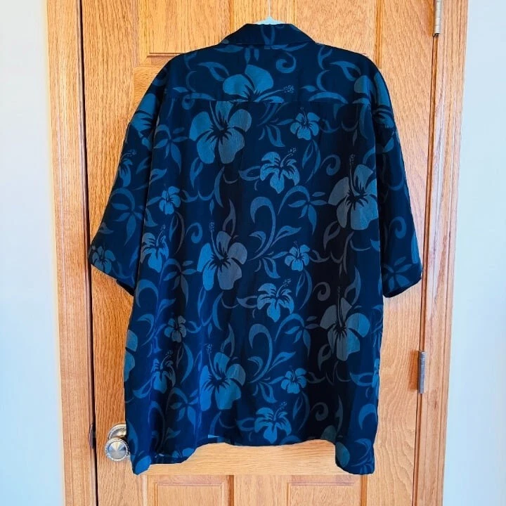 Alpine Design Men's 2XL Floral Hawaiian Shirt Short Sleeve Resort Style Cruise - Image 4 of 4