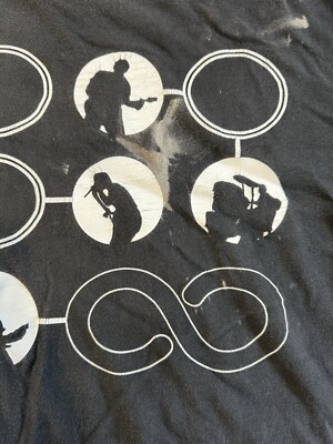 Hoobastank Unisex L T-Shirt Licensed Concert 2002 US Tour Band