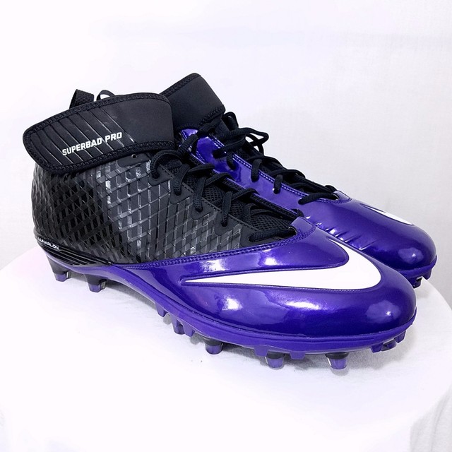 Nike Lunar Superbad Pro TD Mens Football Cleats Black Purple 534994 003 US 14 for sale online | eBay