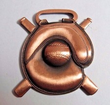 VINTAGE WINCHESTER SPORTING GOODS BASEBALL POCKET WATCH COPPER FOB ...