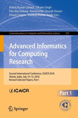 Ashish Kumar Luhach (u. a.) | Advanced Informatics for Computing Research | Buch