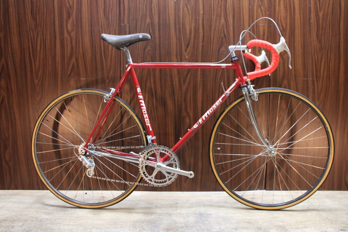 F Moser Vintage Chromoly Bike Campagnolo Victory Mix 2x6 Speed