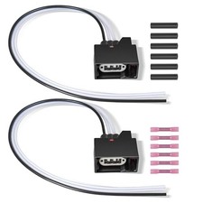 2PCS Front Turn Signal Light Connector Plug Harness for 2007-2018 Jeep