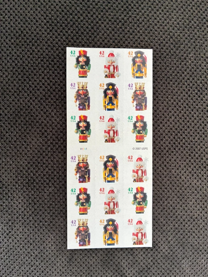 Scott 4364-67 Nutcracker - 3 Versions Booklet (20),  Plate Block (20), Pane (18) - Image 4 of 4