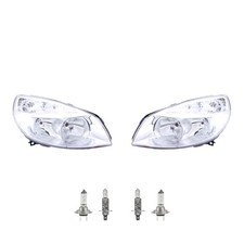 Scheinwerfer Set passend für Renault Scenic II 06/03-08/06 mit H7 H1 lin. rechts