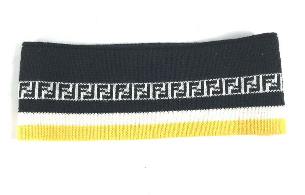 FENDI FXS385 hair accessory logo Headband Hairband hair band