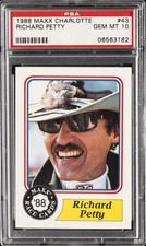 1988 MAXX CHARLOTTE #43 RICHARD PETTY PSA 10