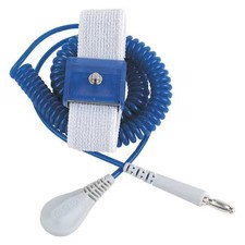 Desco 09100 Wrist Strap, Adjust, Elastic, 6 Ft. Cord