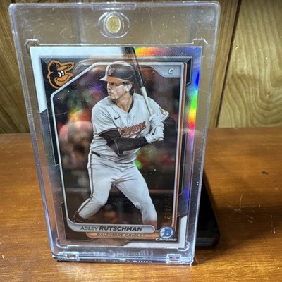2024 Topps Bowman Chrome Adley Rutschman #52 Refractor /499 Orioles MLB