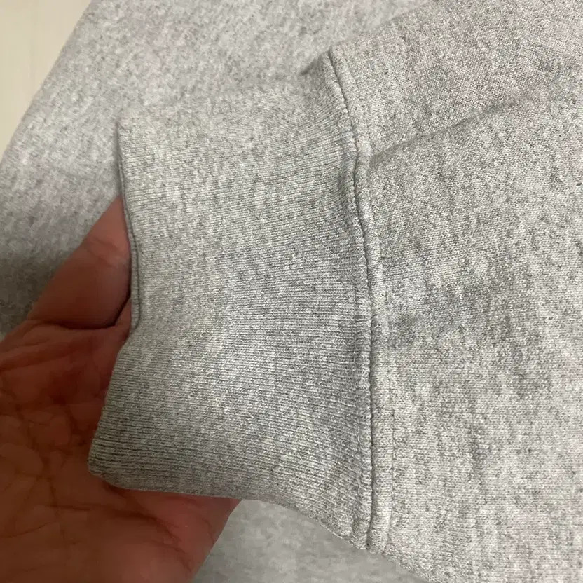 Supreme Burberry Hoodie, 22SS, Grey, Large Size thumbnail 10