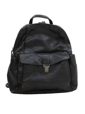 Tumi Herren Tasche schwarz gestreift 100% Leder Rucksack
