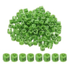 300 Pcs Clothes Hanger Marker XS Fit Rod Garment Size Tag Light Green