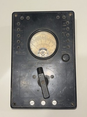 Vintage Weston Selective Analyzer Model 665 Analog Multimeter c.1935   Bakelite