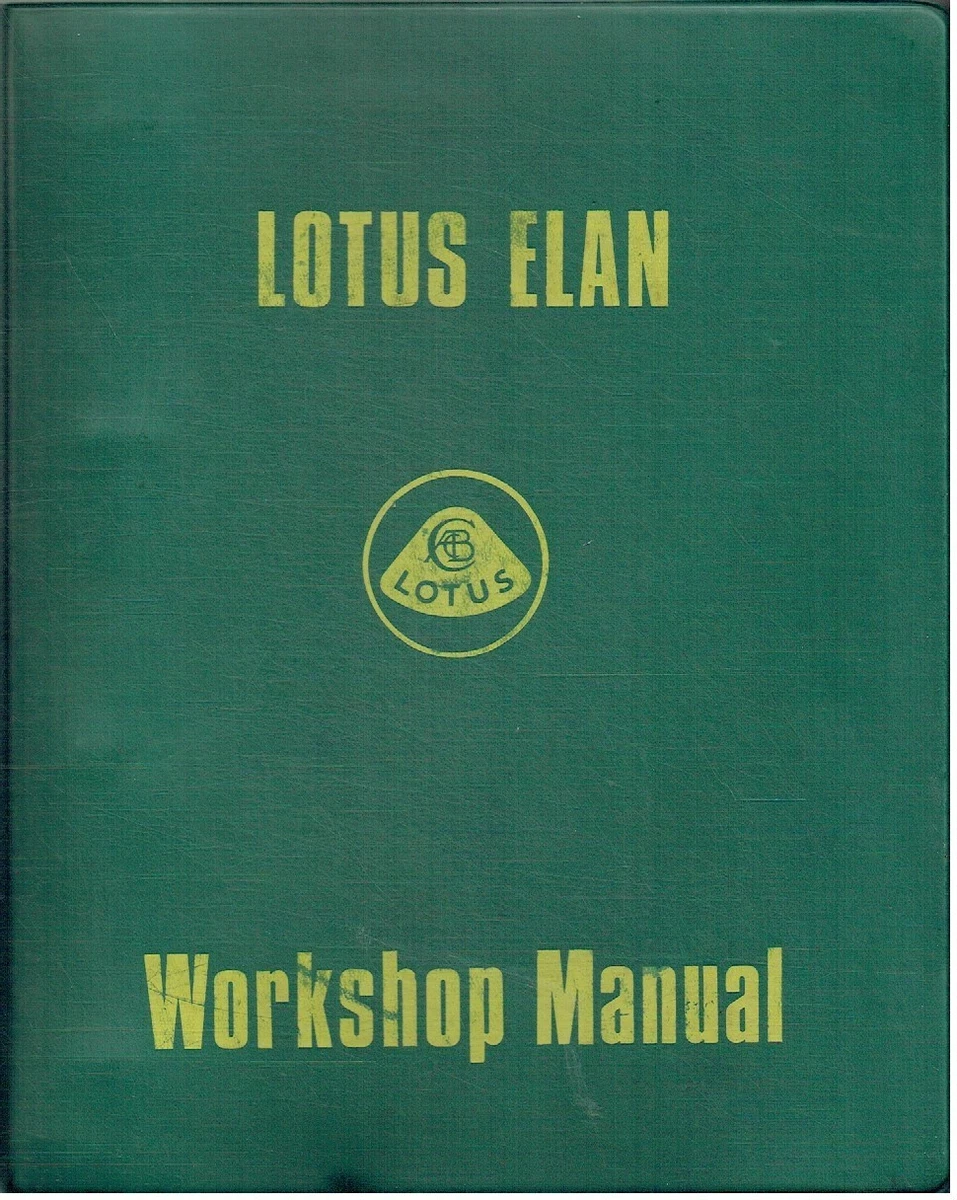 Workshop Manuals Lotus Car Manuals and Literature for sale | eBay UK