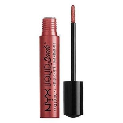 NYX  Liquid Suede Metallic Matte Lipstick - Bella (Deep Reddish Copper)