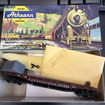 33/ Athearn HO Scale 50 FT Flat Pennsylvania  Car Kit #1393 OVP,