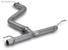 Remus Edelstahl Duplex Endschalldämpfer-Ersatzrohr Ford Focus 4 ST Turnier