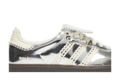 Size 10 - Wales Bonner x adidas Samba Silver Metallic for sale