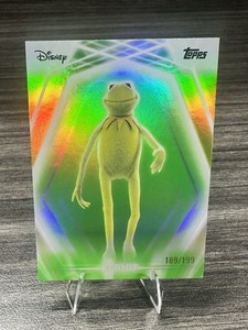 2026 Topps Chrome Disney Neon-Etch KERMIT THE FROG REFRACTOR COLOR MATCH  /199