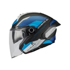 MT Cosmo SV Pure Open-Face Icarus B7 Matt Black Blue White