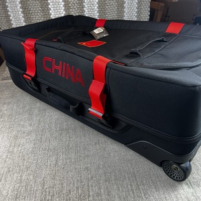 Nike FIFTYONE49 Cordura X-Large Roller Suitcase Team China Rare | eBay