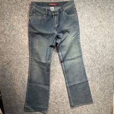 Vtg Z. Cavaricci Jeans Womens 12 Straight Blue Medium Wash Stretch Denim 90s