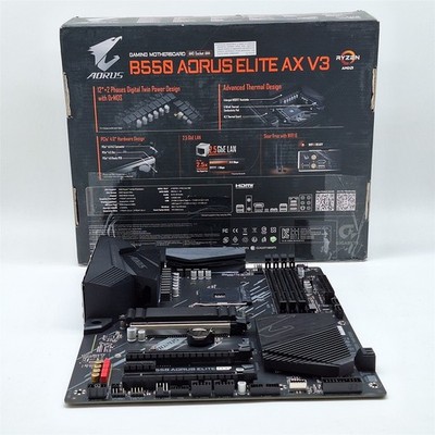 GIGABYTE B550 AORUS Elite AX V3 Motherboard, AMD AM4 Ryzen 5000 Processors, ATX