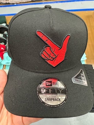 New Era Texas Tech Red Raiders SnapBack Hat 9Fifty AF Black Guns Up Hand Sign
