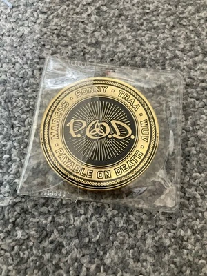 P.O.D. 20th Anniversary Satellite Tour Coin - Image 1 of 2