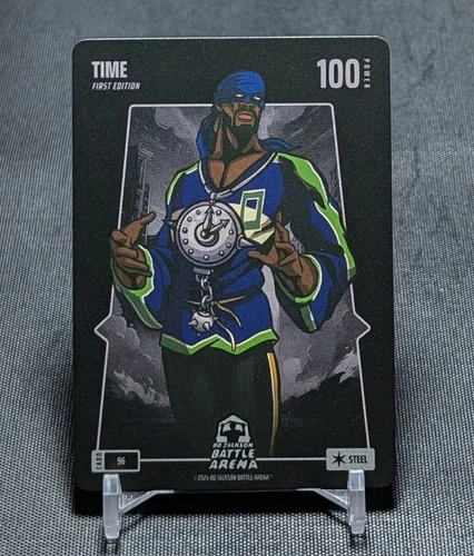 Damian Lillard TIME - Steel 2025 Bo Jackson Battle Arena TCG Card #96 Bucks