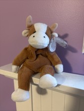 Ty Beanie Babies Bessie The Cow 1995 4th Generation MWMT