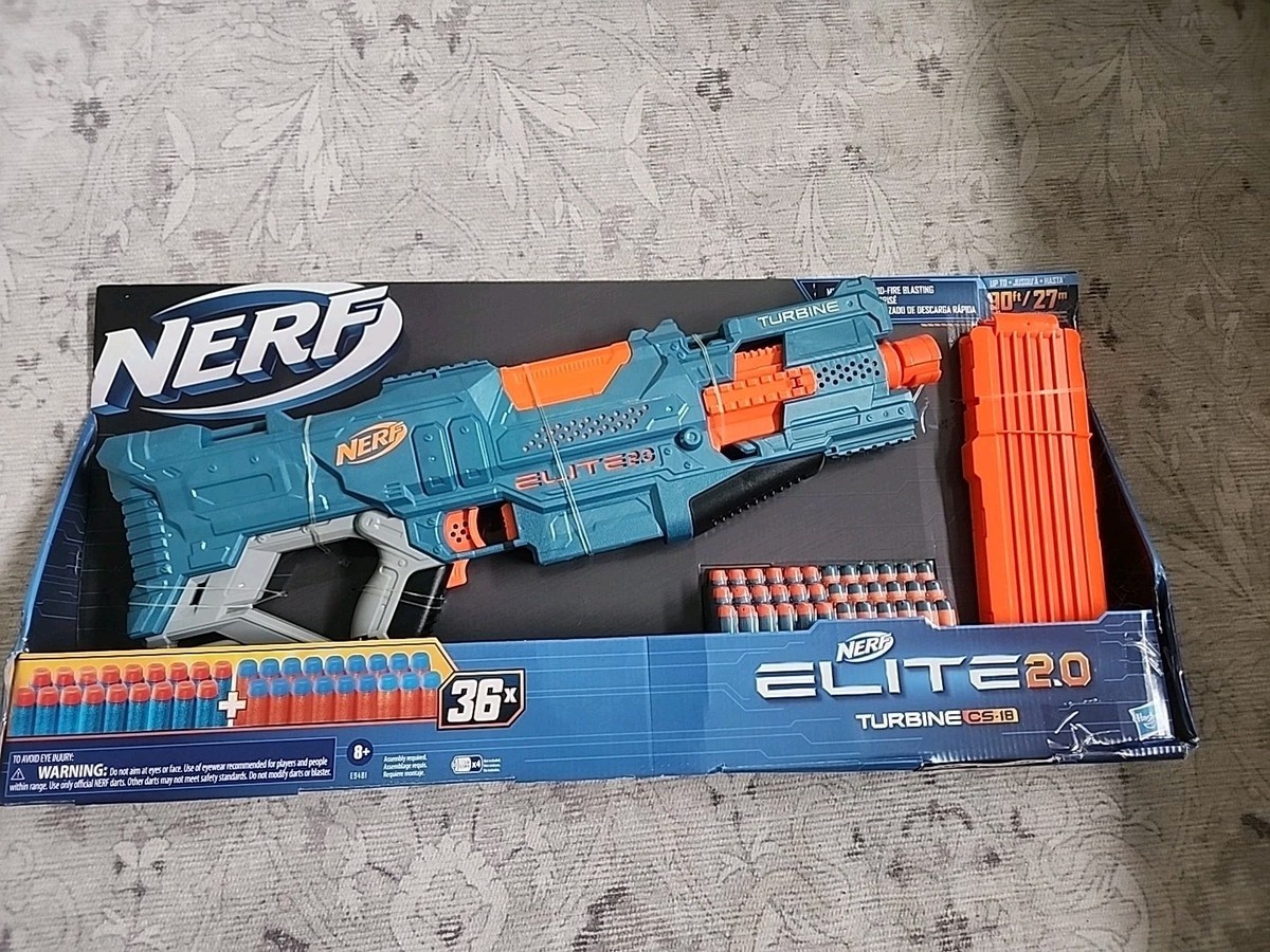 Nerf Elite 2.0 Turbine CS-18　未使用 Nerf Elite 2.0 Turbine CS-18 Electronic Kids Toy Blaster
