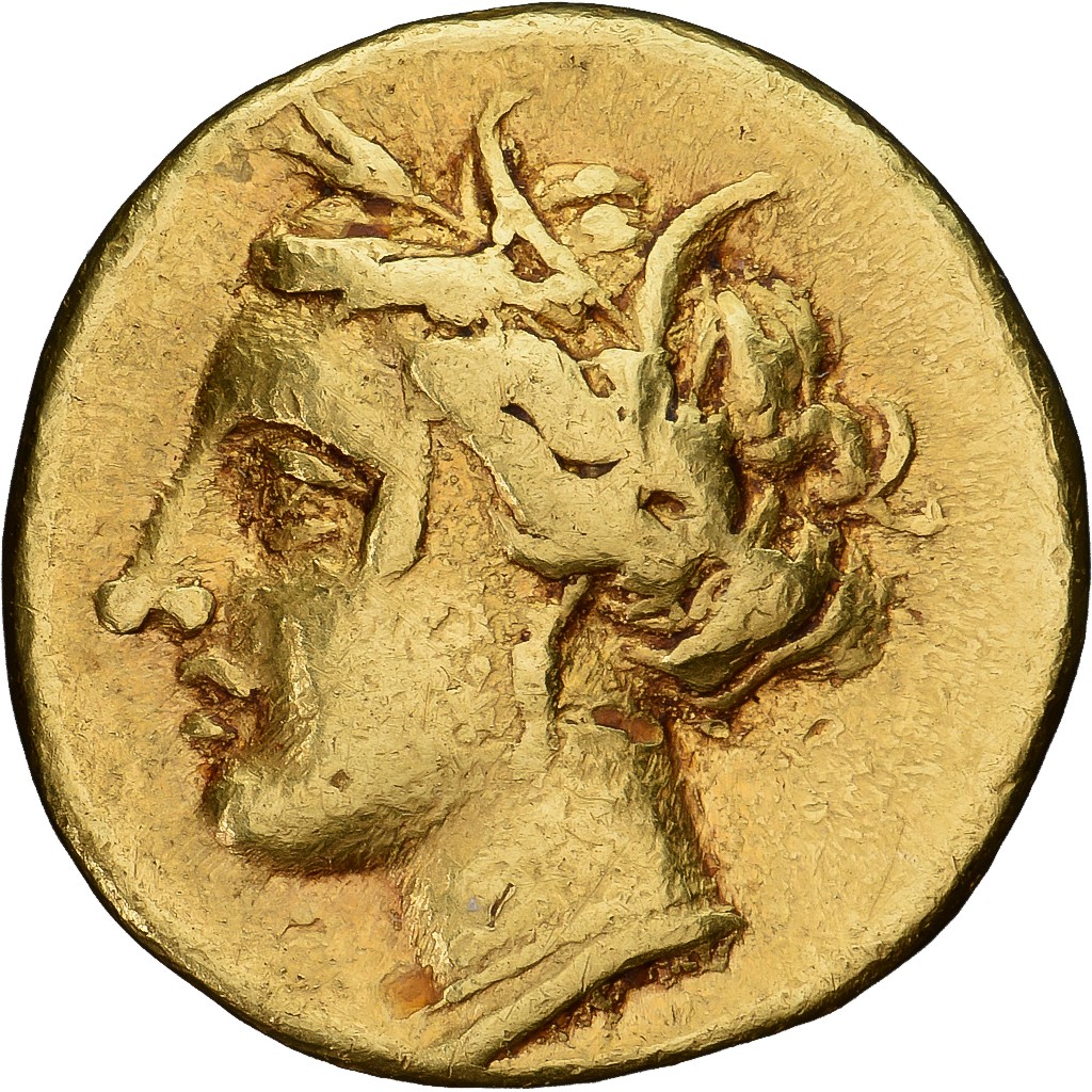 [#1068921] Sicile, Agathocle, 25 litres, 317-289 av. J.-C., Syracuse, or, EF (40-45), 