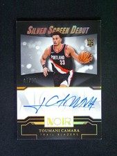 Toumani Camara  2023-24 Panini Noir RC Silver Screen Debut Auto Gold 01/10