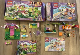 Lot Of 4 Lego Friends Sets 3942 41007 41099 41310 100% Complete Heartlake City