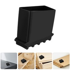 2Pcs Black Rubber Ladder Feet Pads Nonslip Step Ladder Protective Covers